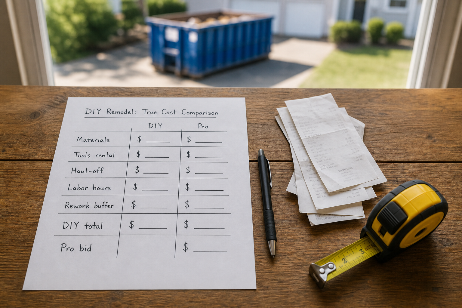 DIY check lists